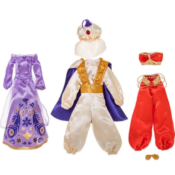 Princess Jasmine and Aladdin doll set